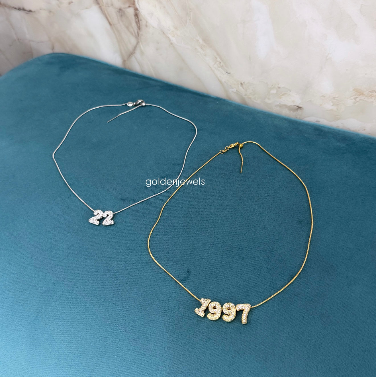 Collana Mini bubble date - Golden Jewels