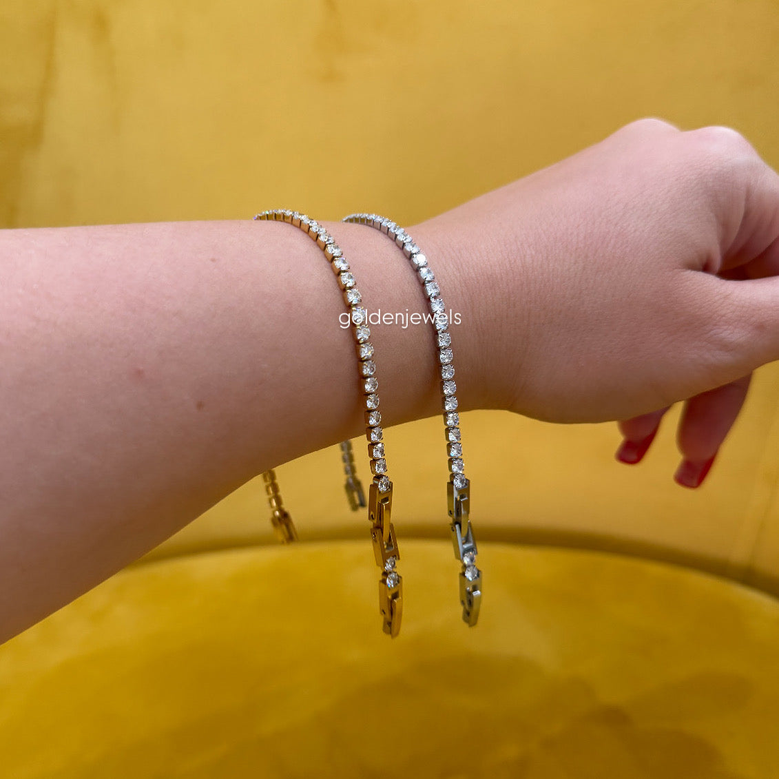Bracciale Tennis - Golden Jewels