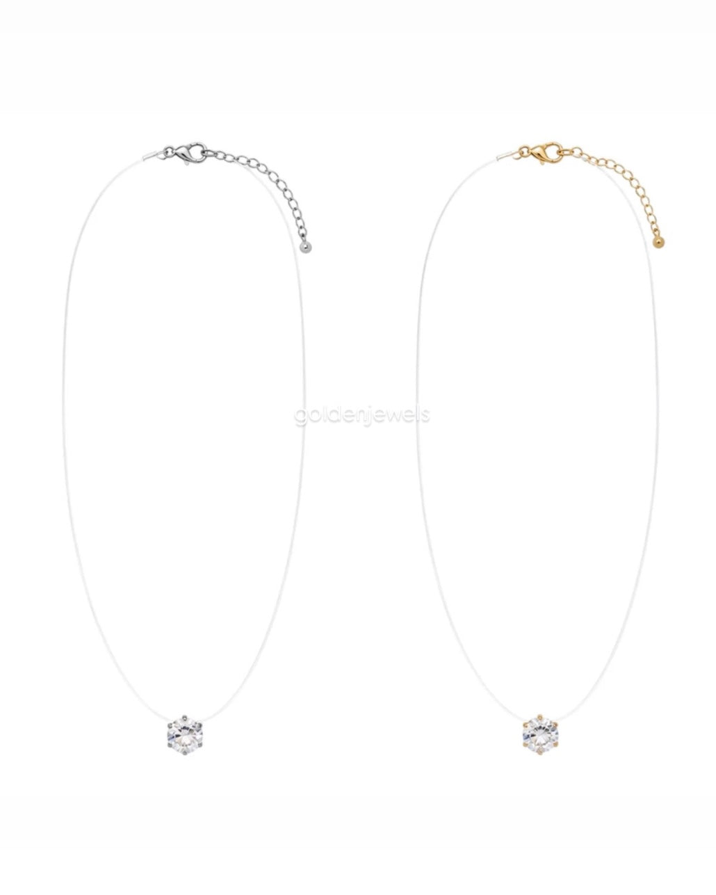 Collana Trasparente - Golden Jewels