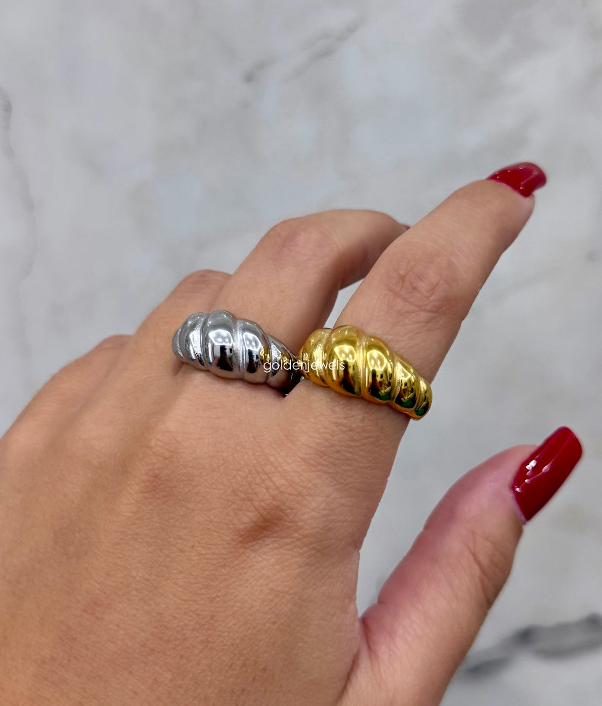 Anello Croissant - Golden Jewels