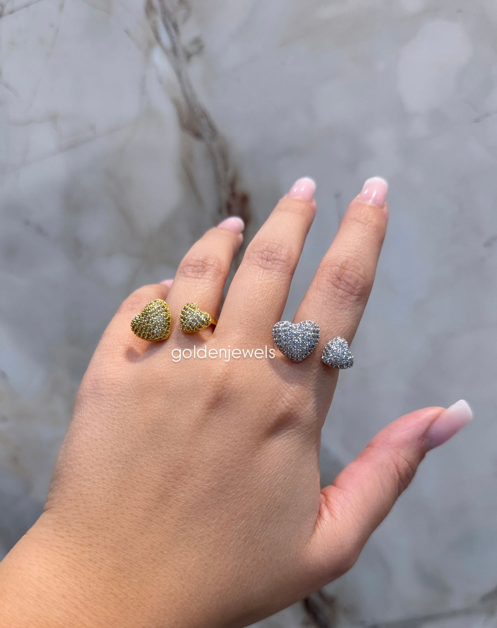 Anello Cuoricini - Golden Jewels