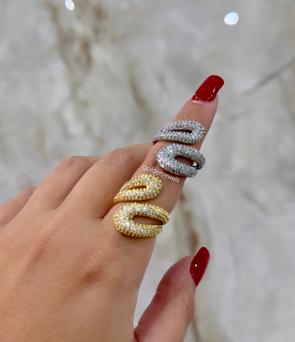 Anello Glam - Golden Jewels