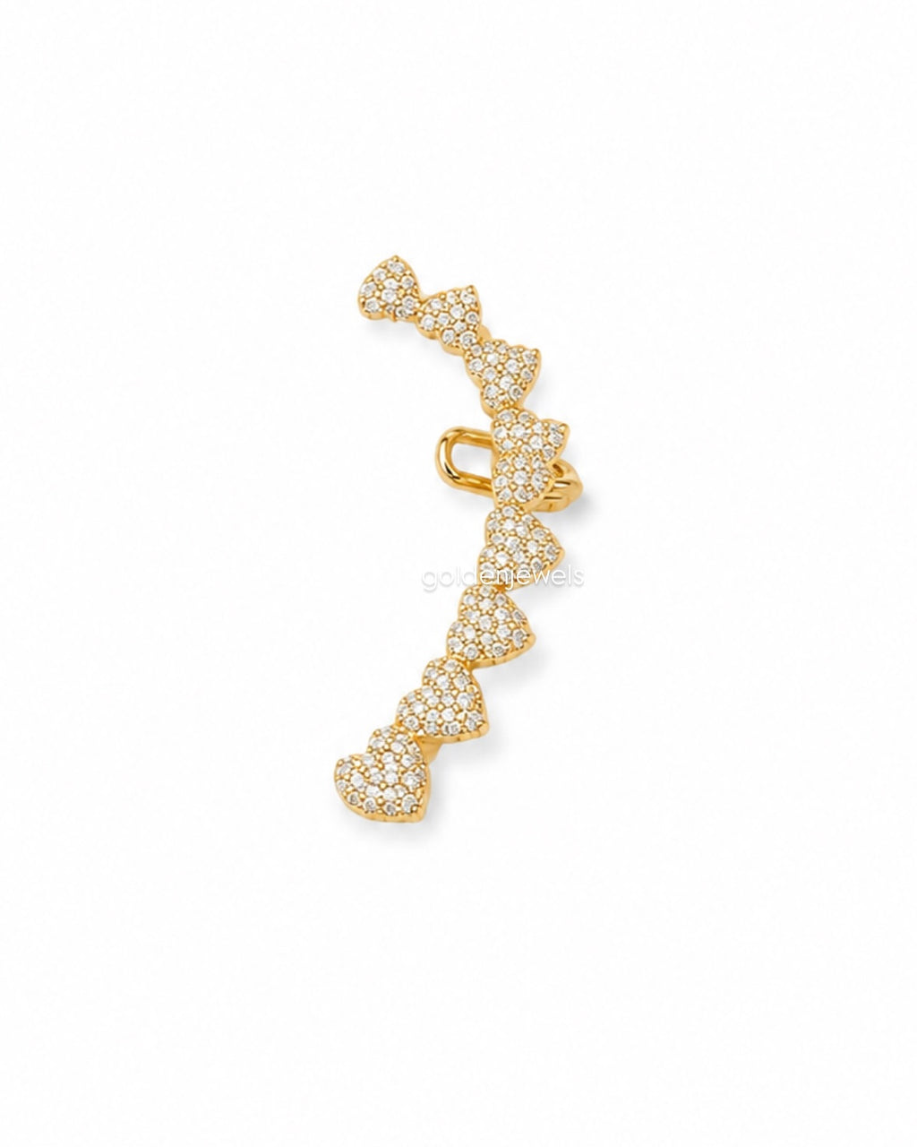 Earcuff Mille Cuori - Golden Jewels